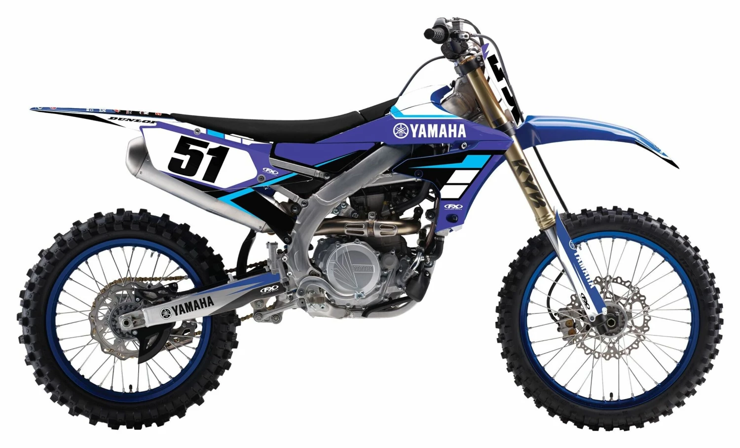 Factory Effex EVO 17 Shroud / Airbox Graphics Kit Yamaha YZ250F / YZ426F 2000-2002 [Open Box]