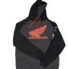 Factory Effex Honda Wing Pullover Hoody -Factory Effex shop factory effex honda wing pullover charcoal black